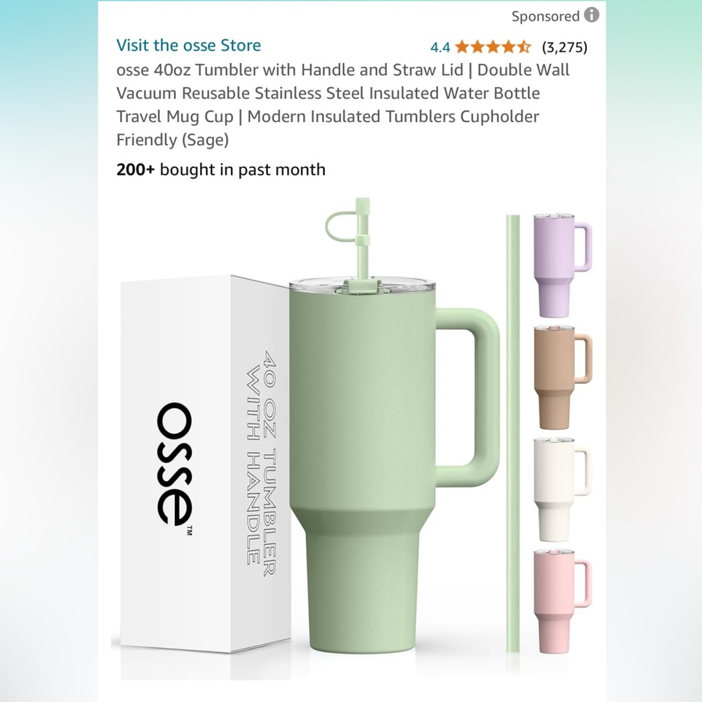 40 oz tumbler cup